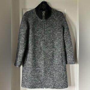 Club Monaco Gray / white pepper Italian wool winter Jacket